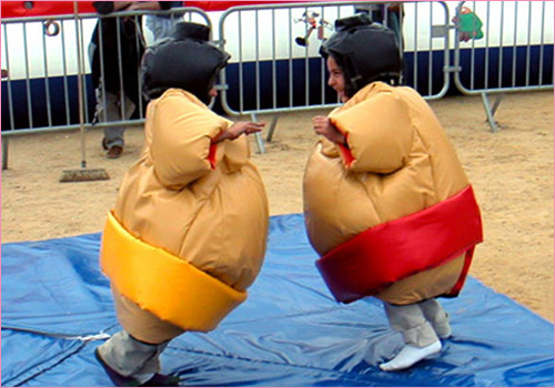 combat de sumos picardie jeu gonflable